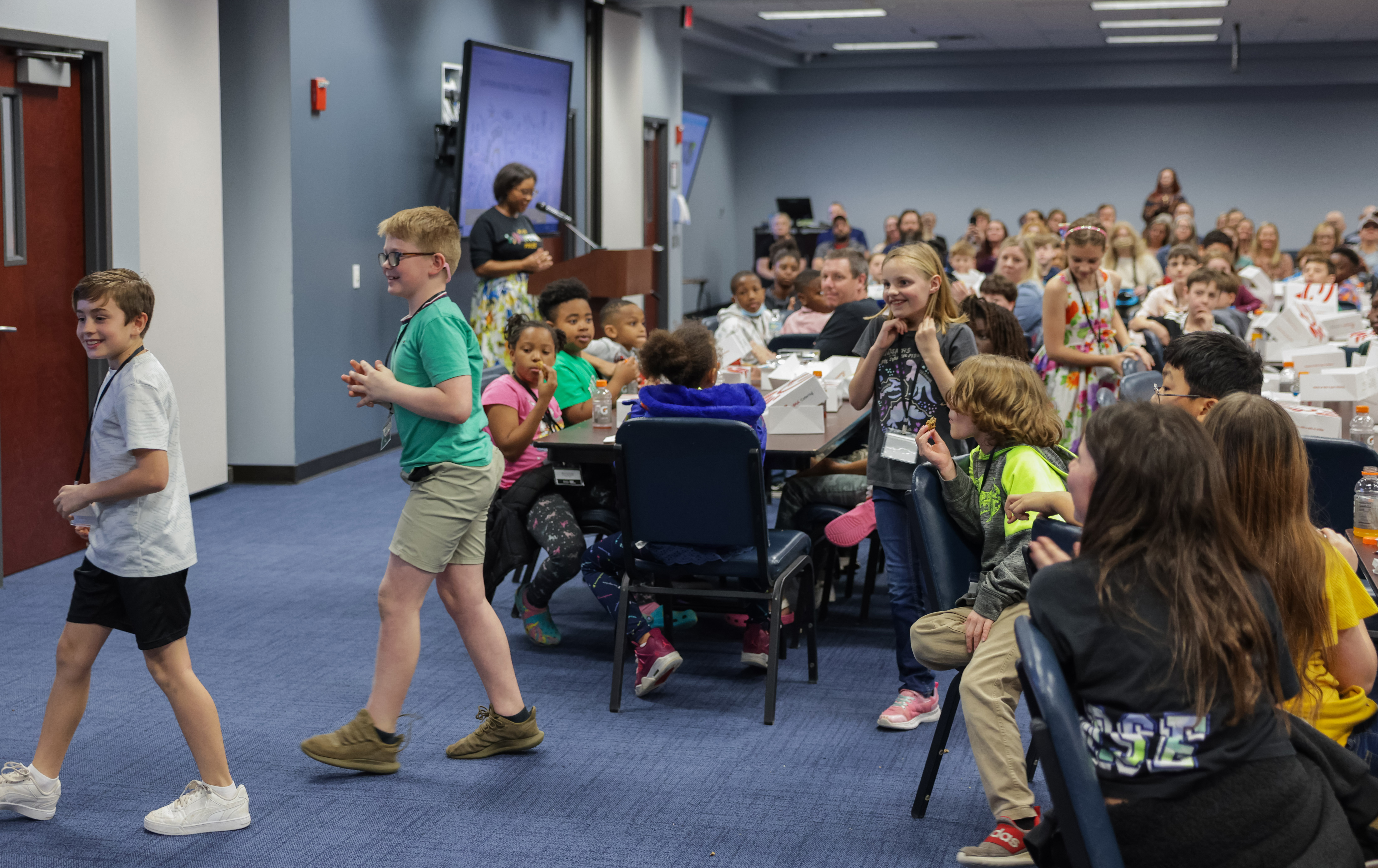 Students in Thomasville, Ga.&nbsp;present their own inventions as a part of Georgia Tech’s expanding K-12&nbsp;InVenture&nbsp;Prize competition program.&nbsp;
